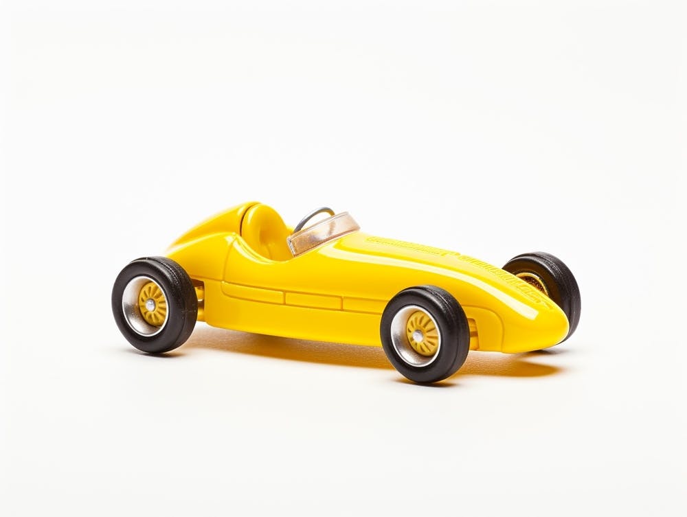 Spielzeugauto Gelber Rennwagen 1