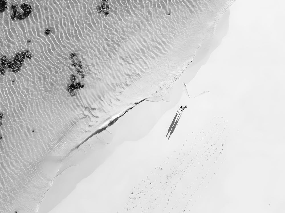 Aerial View Of A Beach
