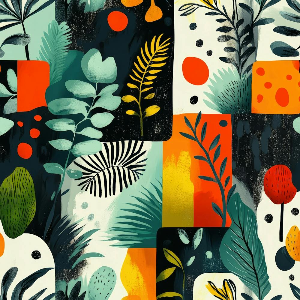 Abstract Floral Pattern 4