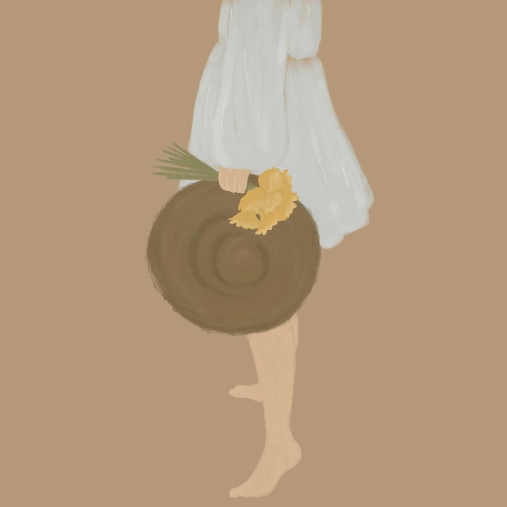 Girl In White Dress Squaresquare