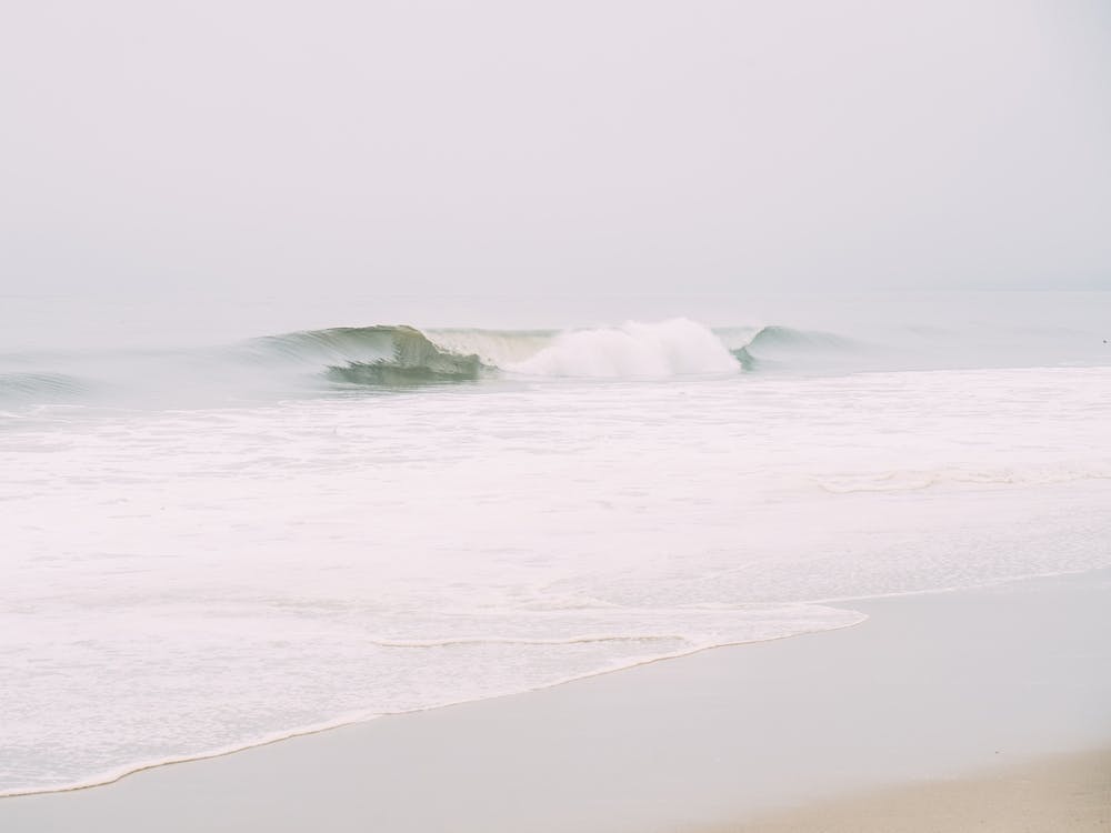 Grey Ocean Wave