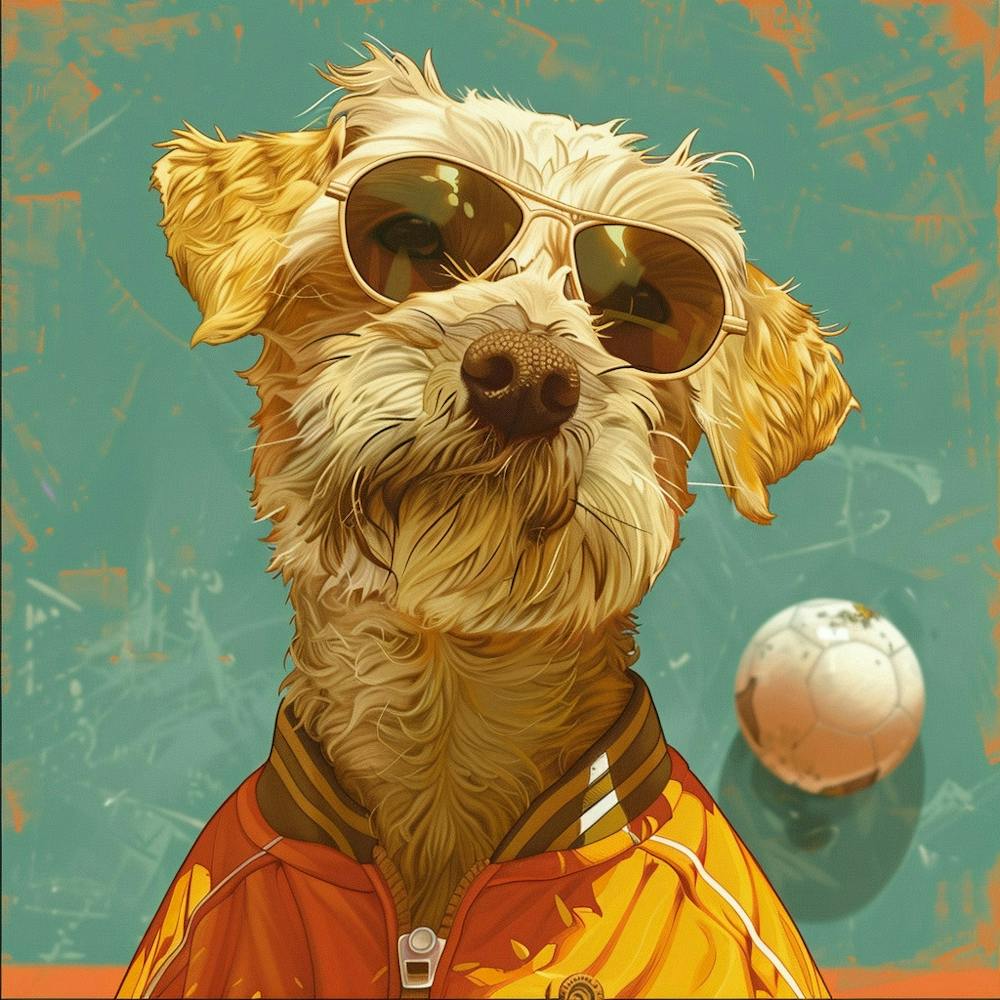 Dog In Sunglasses
