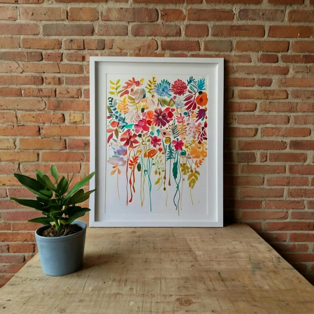 Watercolor Floral Print