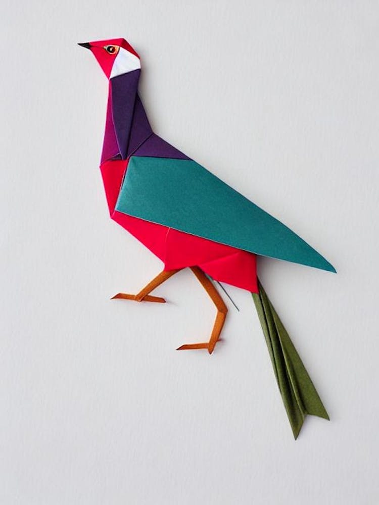 Pheasant 3 Origami Bird