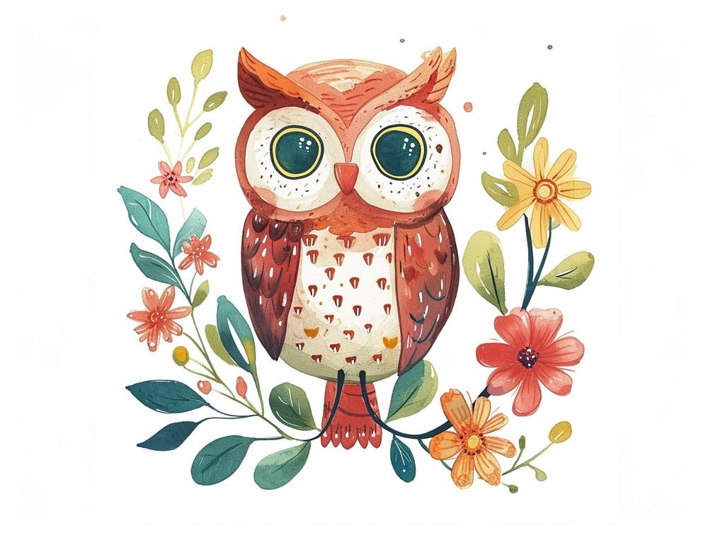 Little Floral Owl 4