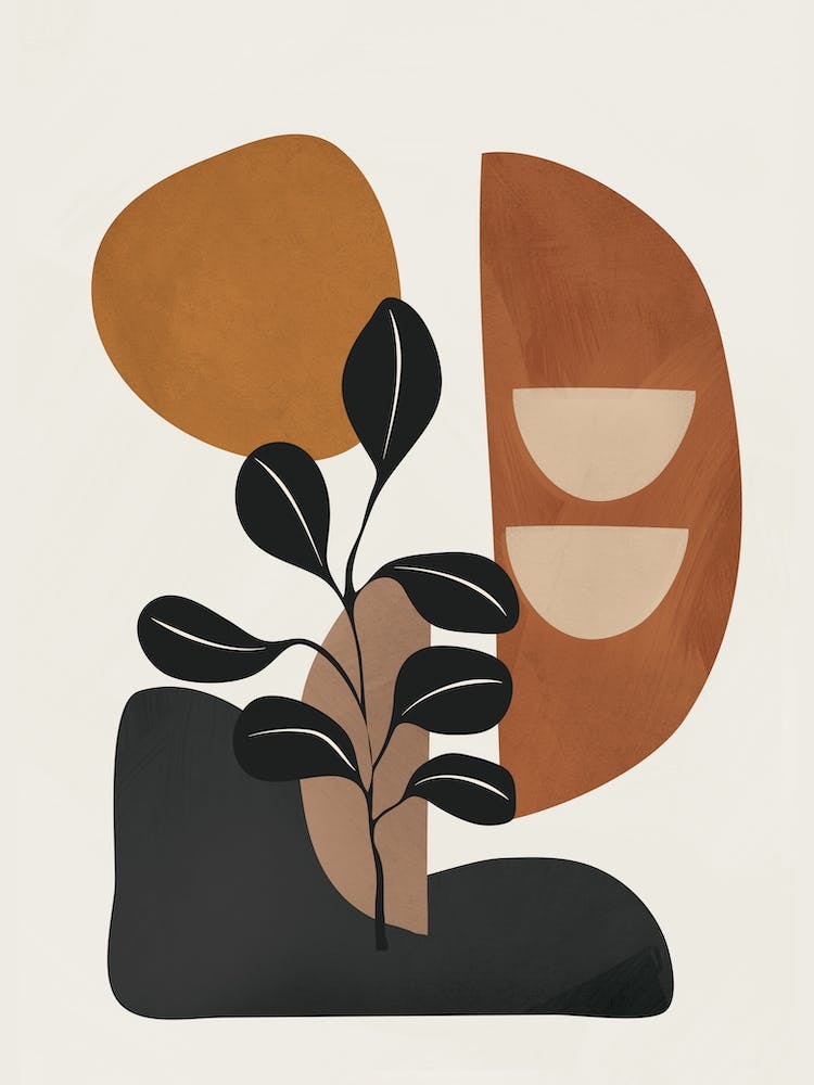 Modern Minimal Abstract Art Shapes 4