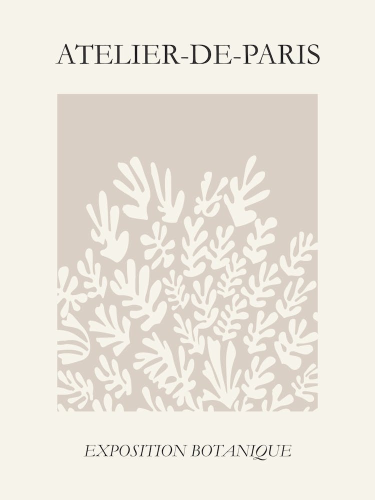 Neutral Matisse Print 3