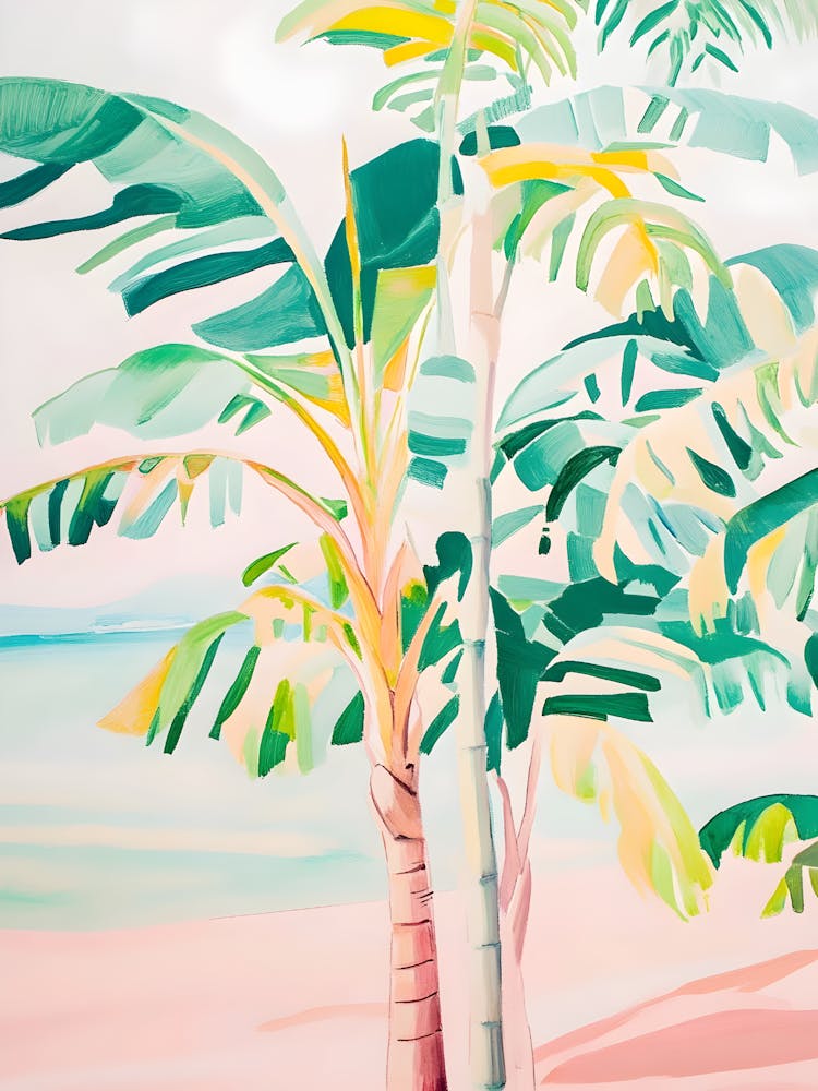 Palm Trees On The Beach 2