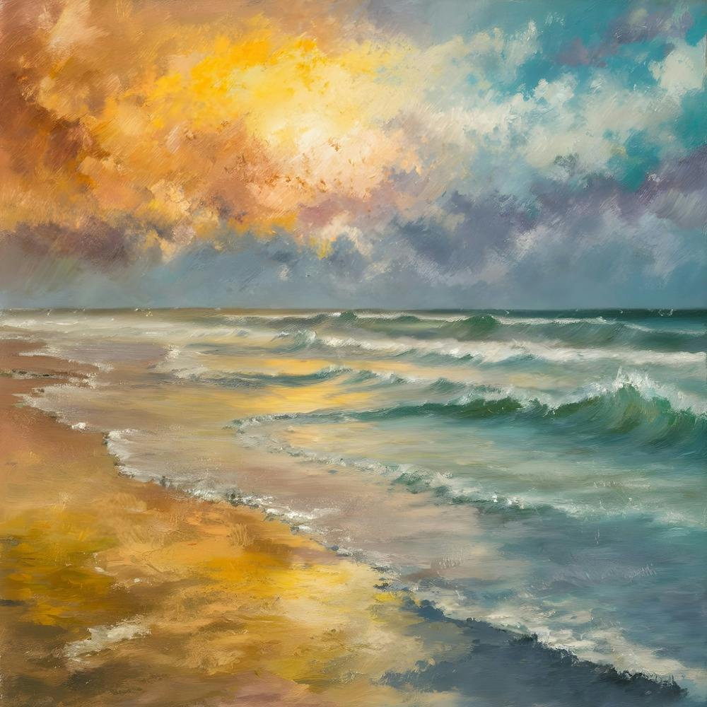 Coucher De Soleil Sur La Plage 11
