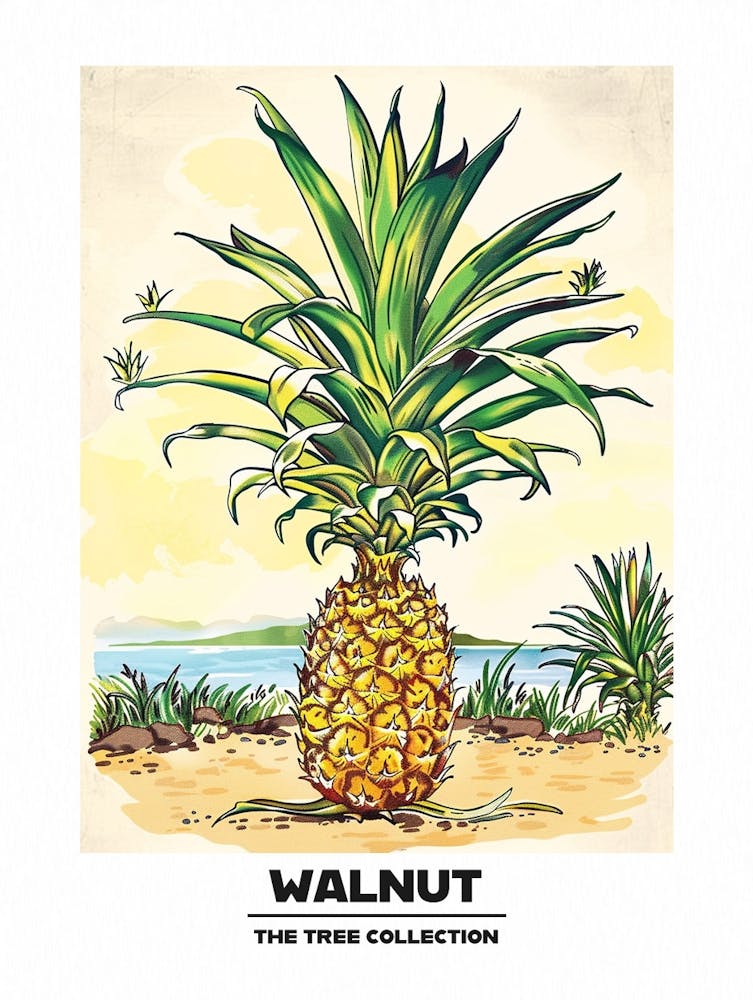 Walnut Tree Storybook Illustration 1 Poster