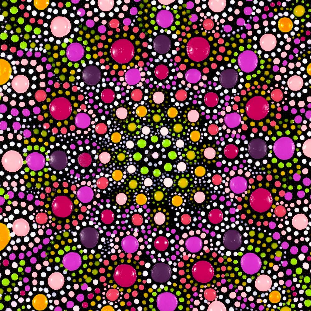 Mesmerize Fuschia Square