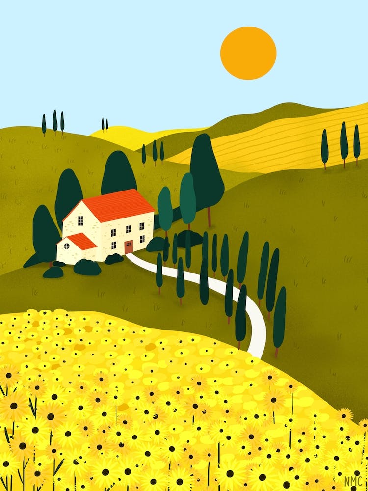 Rolling Hills In Tuscany