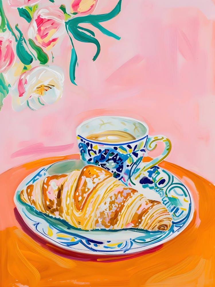 Kaffee und Croissants 2