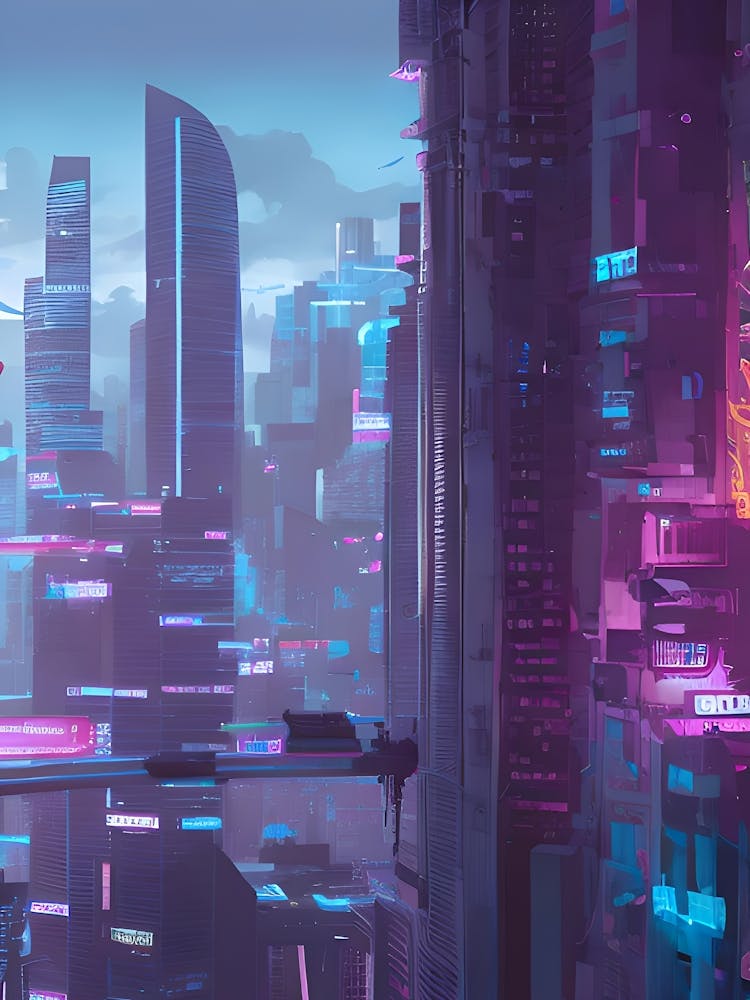Futuristic Cityscape 2
