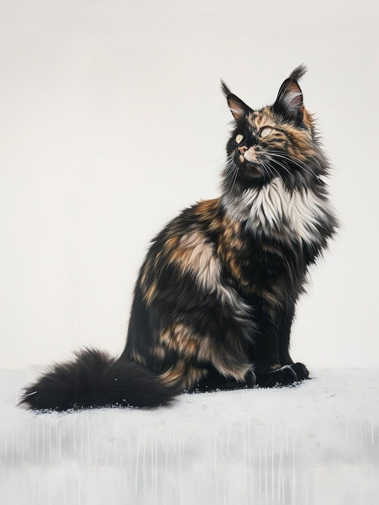 Maine Coon Painting 1