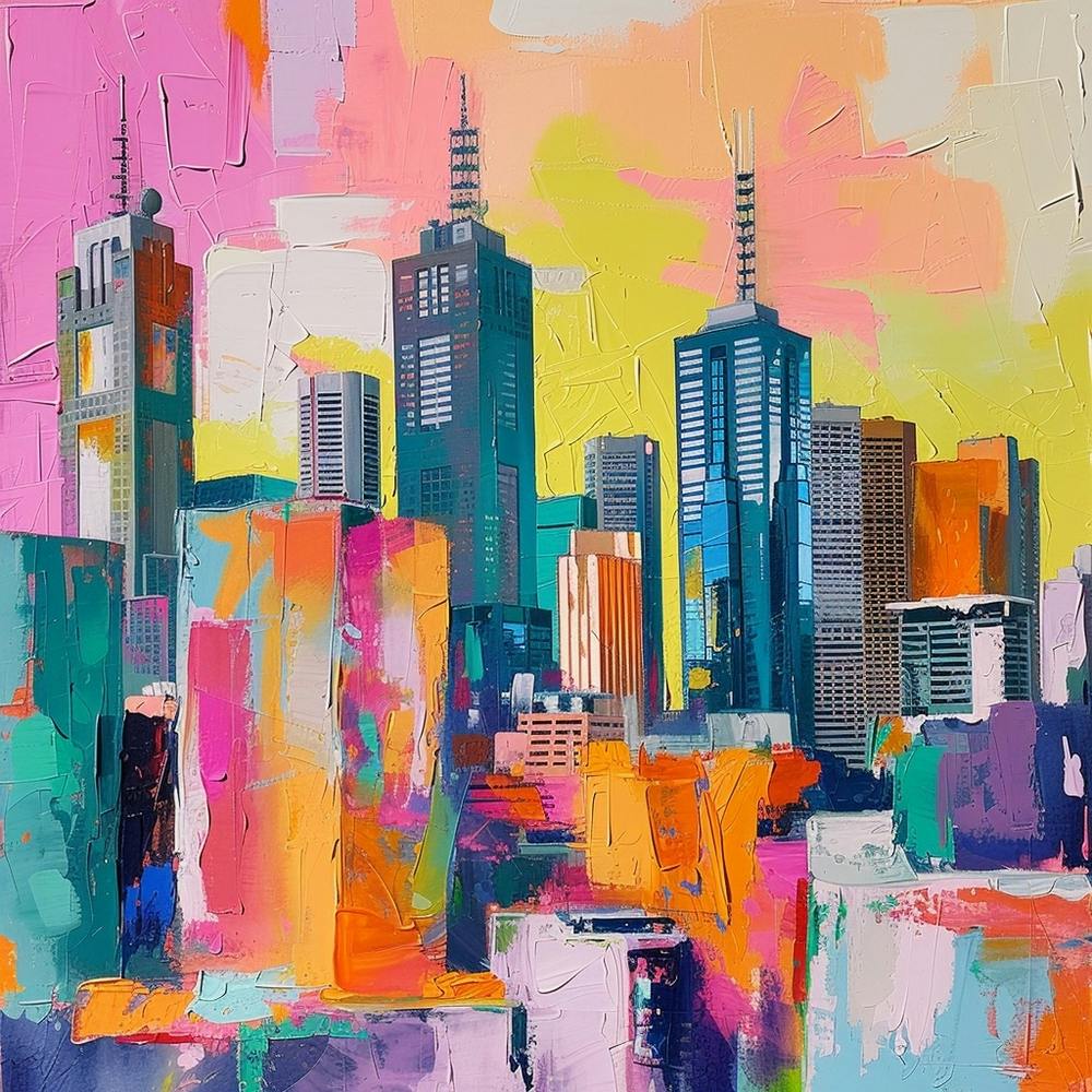 Abstract Travel Collection Melbourne Australia 2