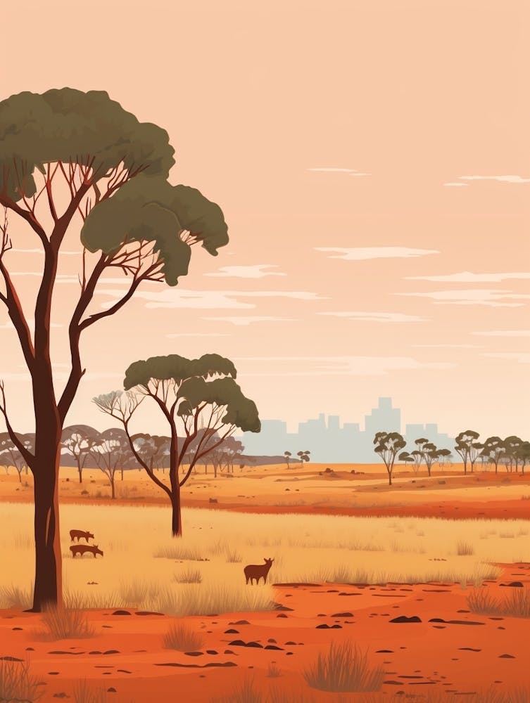 Australia 1 Travel Illustration