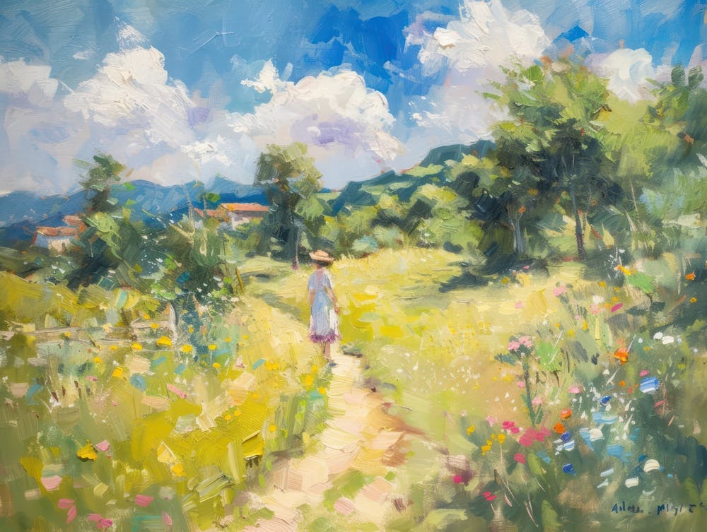 Contemporary Artwork Inspired By Camille Pisarro 5