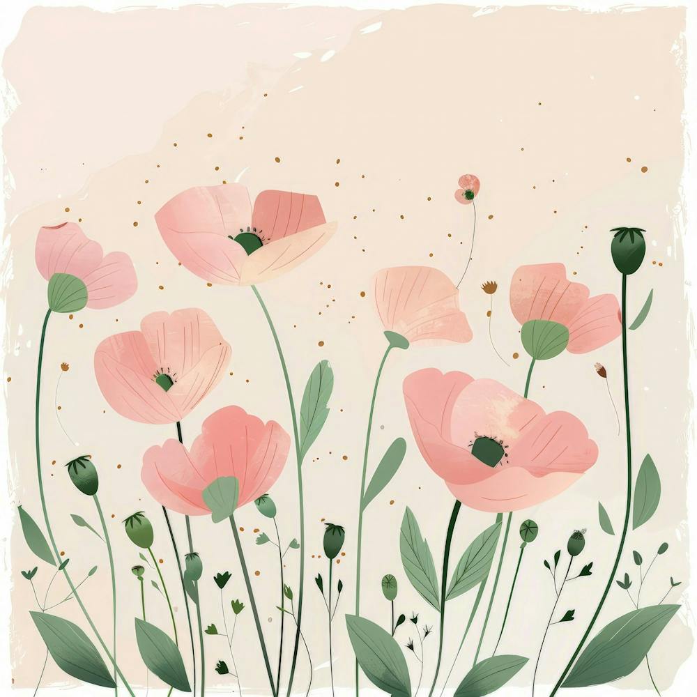 Pink Poppies 4