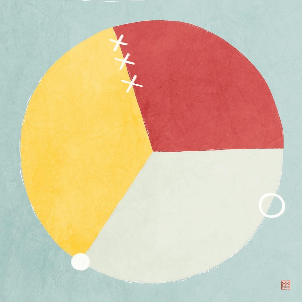 Three Parts Minimalist Mandala