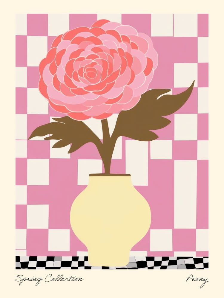 Spring Collection Peony Flower Vase 1