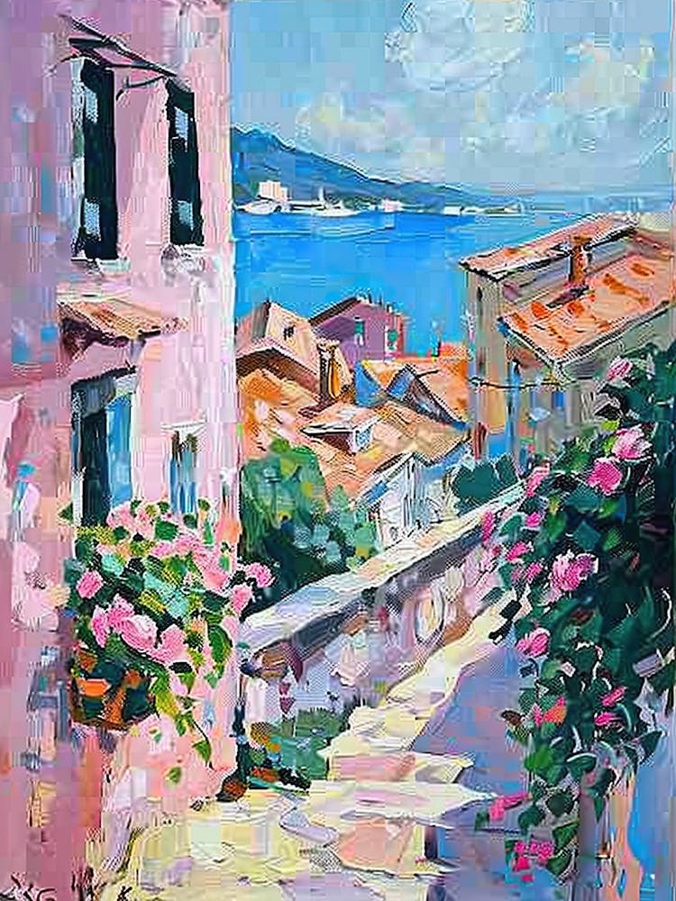 Balcony Painting In Sibenik 4