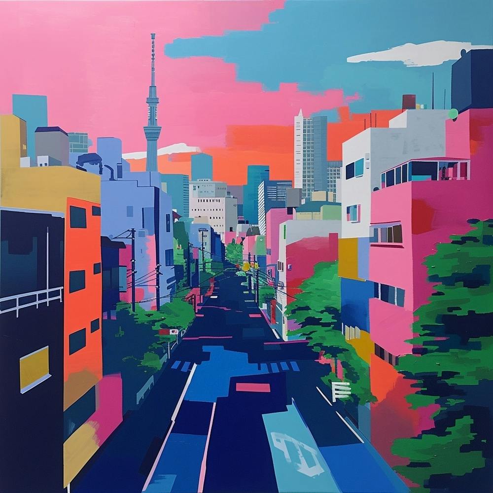 Abstract Travel Collection Tokyo Japan 6