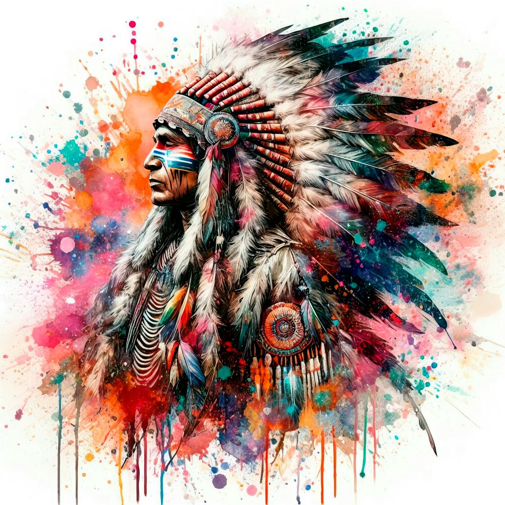 Indianerhäuptling