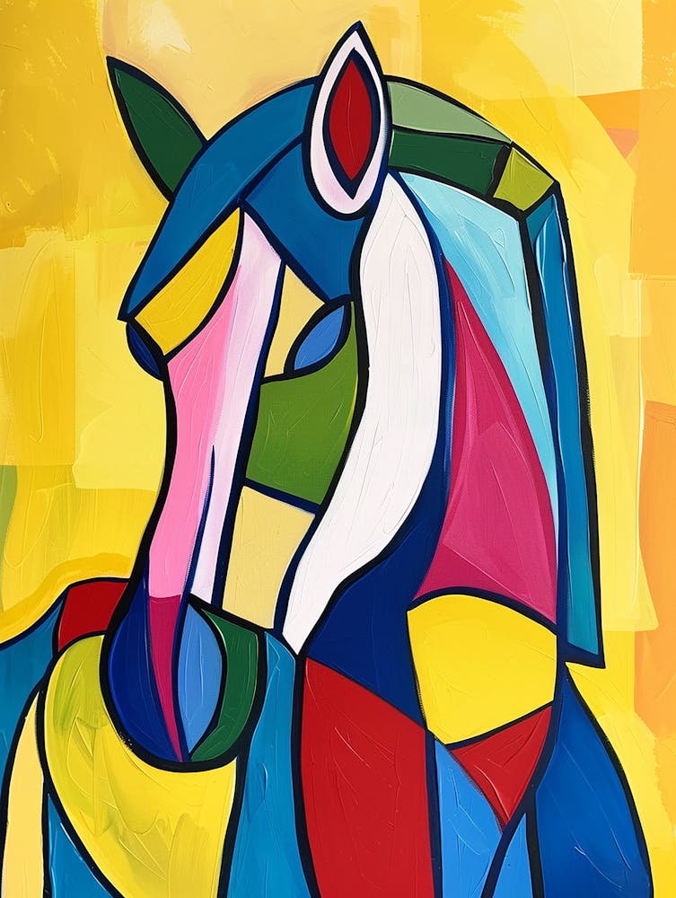 Abstract Horse Painting 5