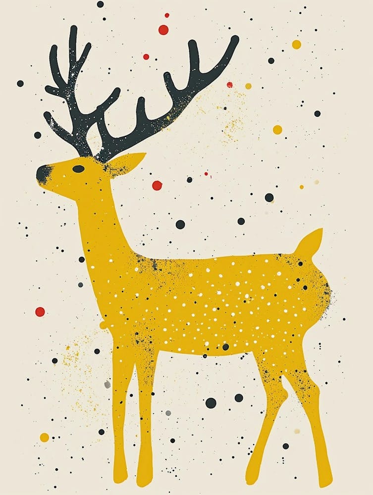 Yellow Reindeer 2