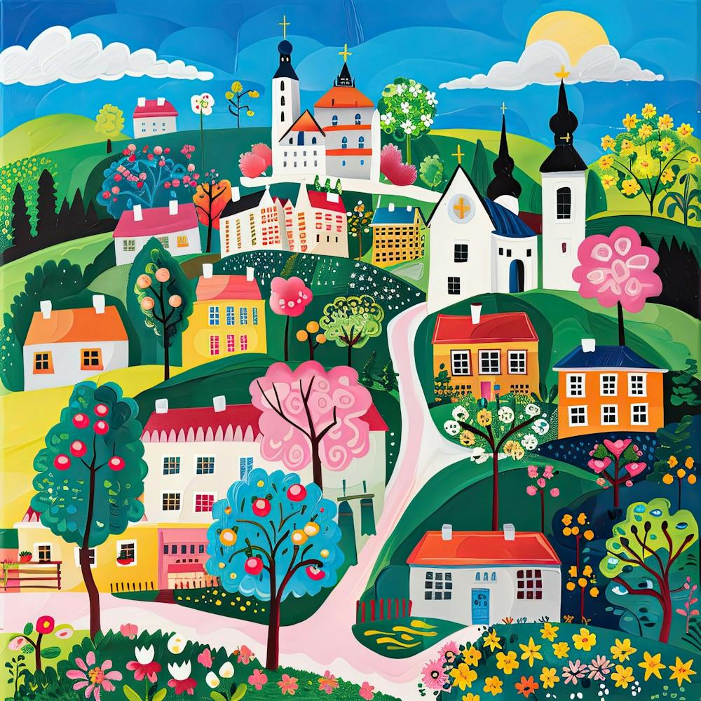 Kids Travel Illustration Vienna 3