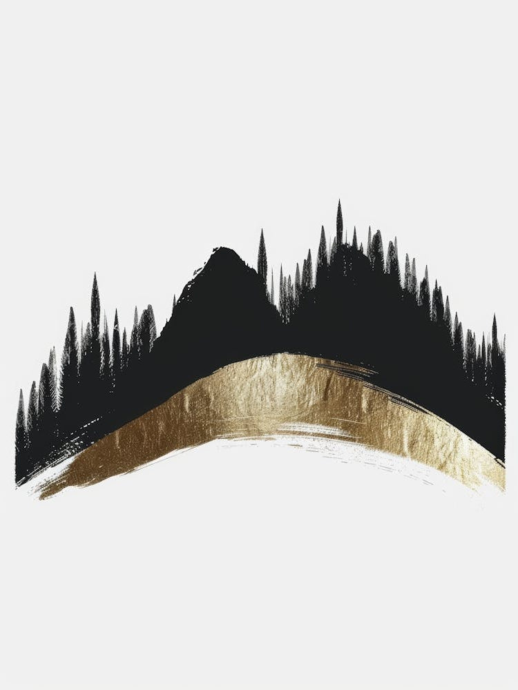 Black And Gold Canvas Print 13