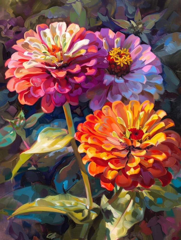 Zinnias 6