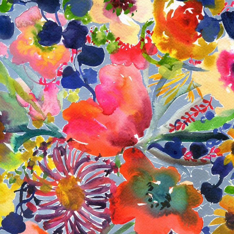 Watercolor Flowers with Peony