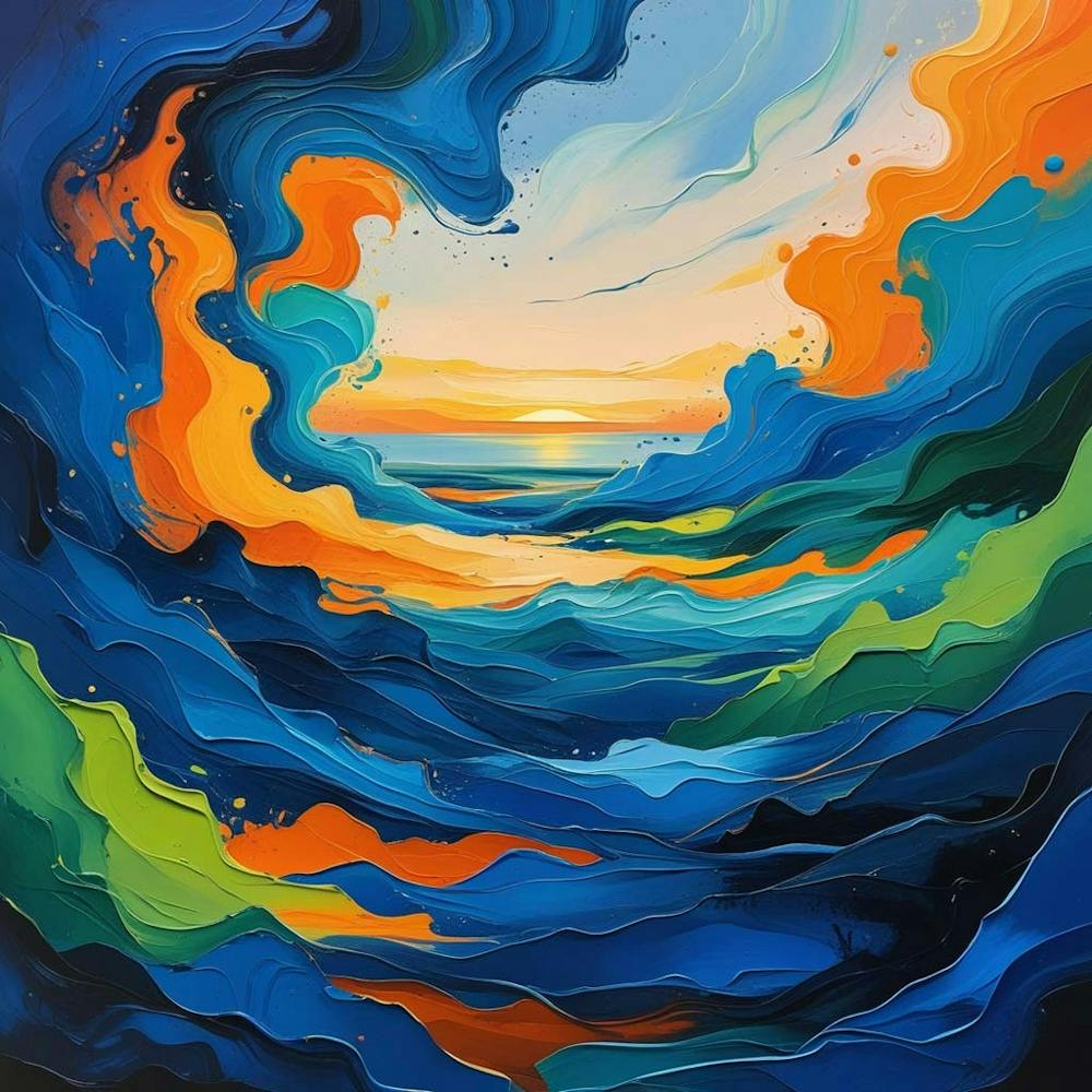 Sunset Painting (3)