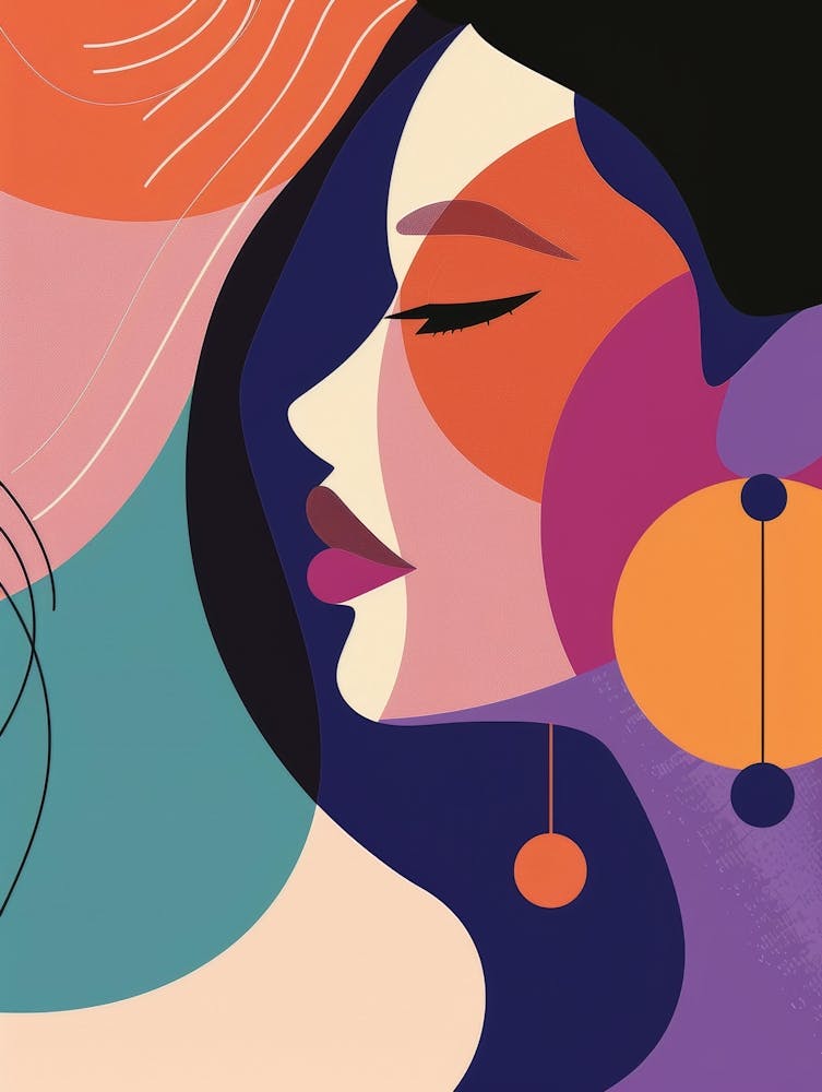 Abstract Portrait Of A Woman 56