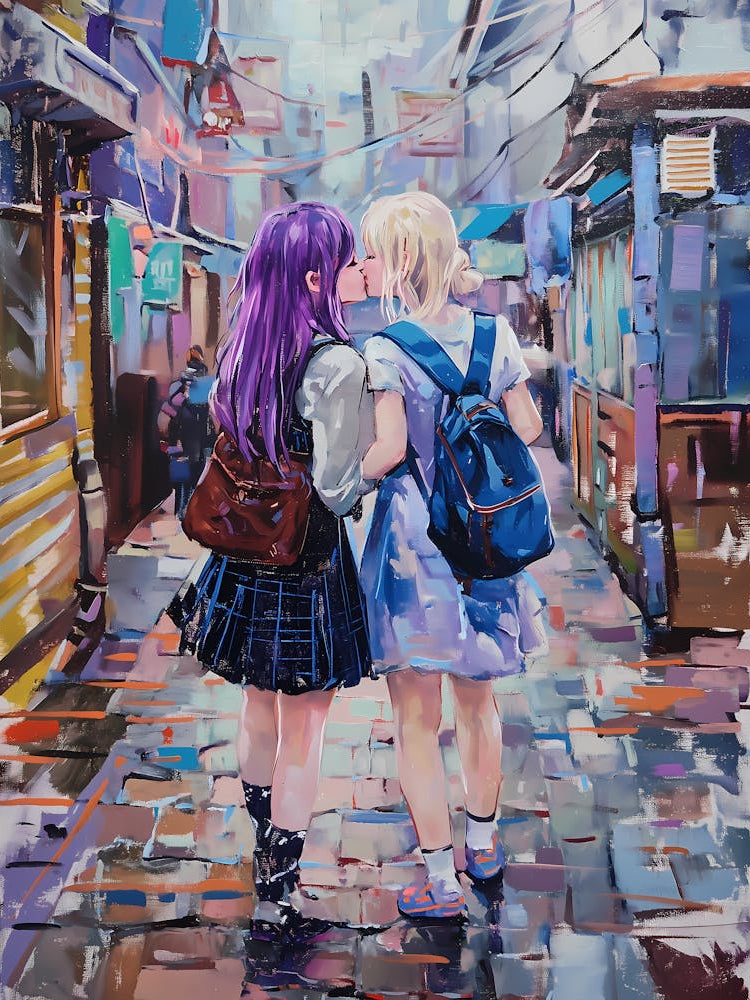Kissing Girls In The Street