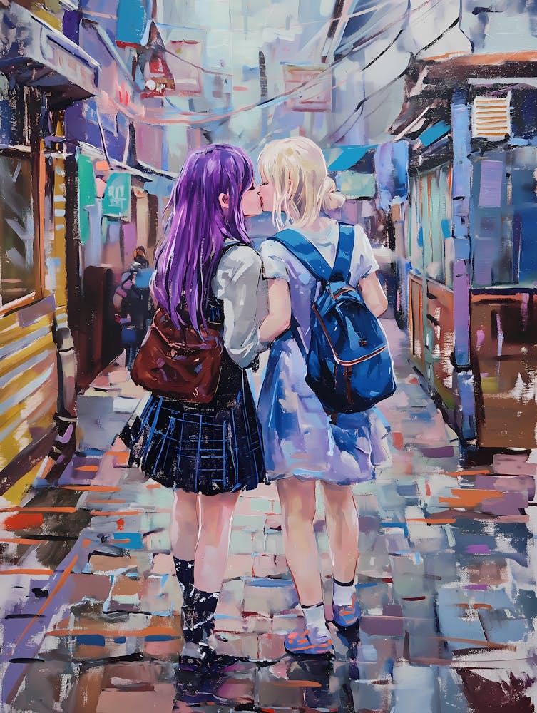 Kissing Girls In The Street