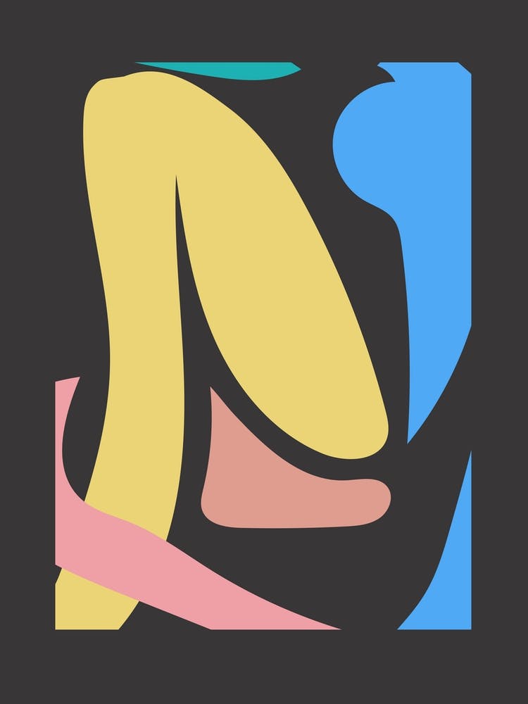 Abstract Shapes Spring Colours