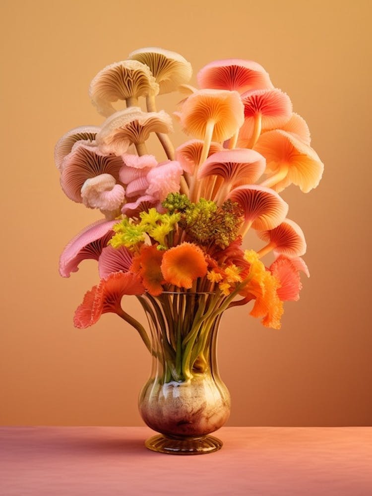 Mushroom Bouquet Still Life 4