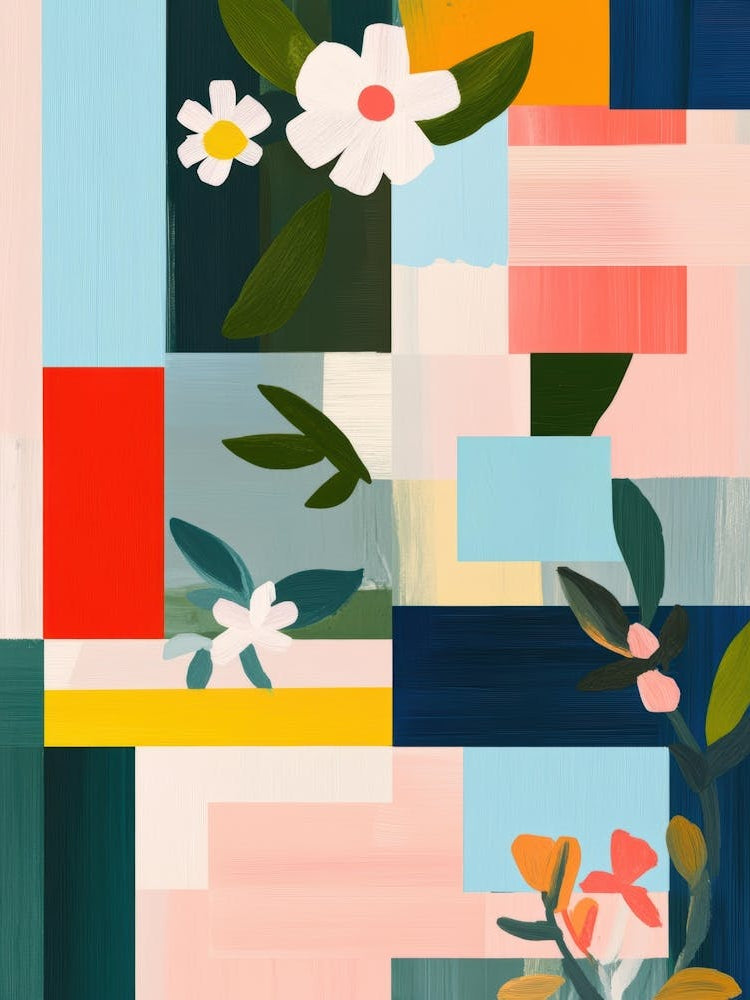 Abstract Floral Painting 38