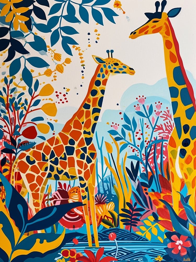 Cute Patterns Of Giraffes In The Wild 2