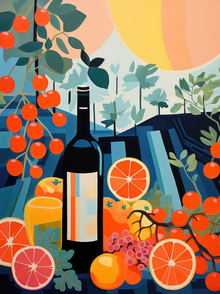 Oranges And Grapes