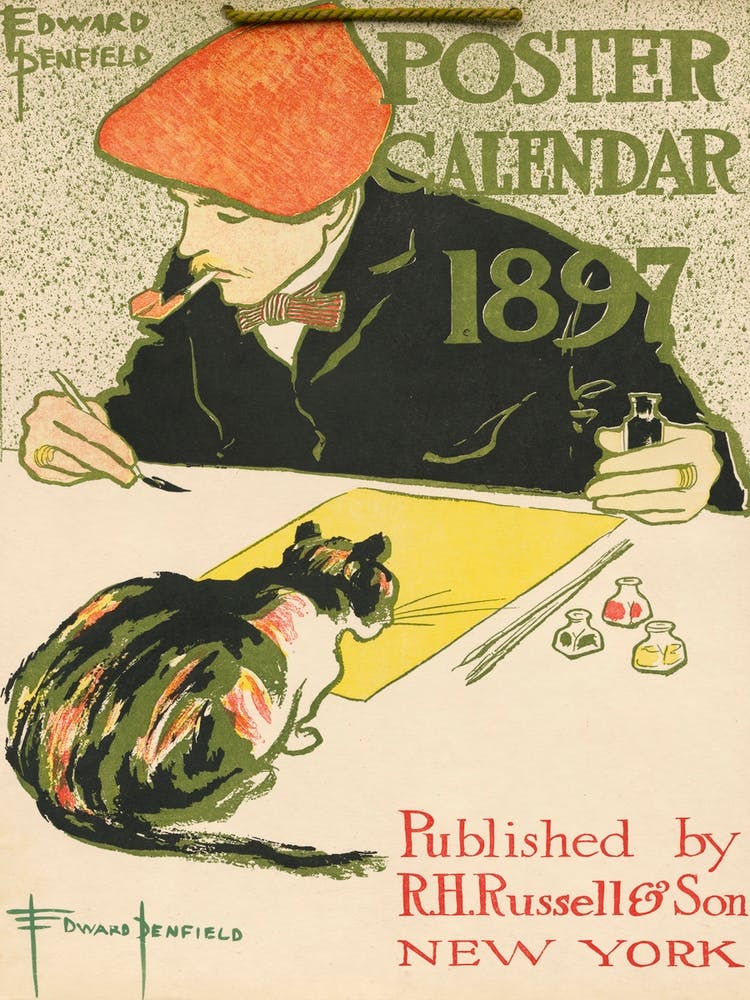 Self Portrait, Edward Penfield 1