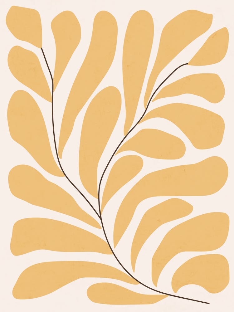 Tropical Leaves Yellow