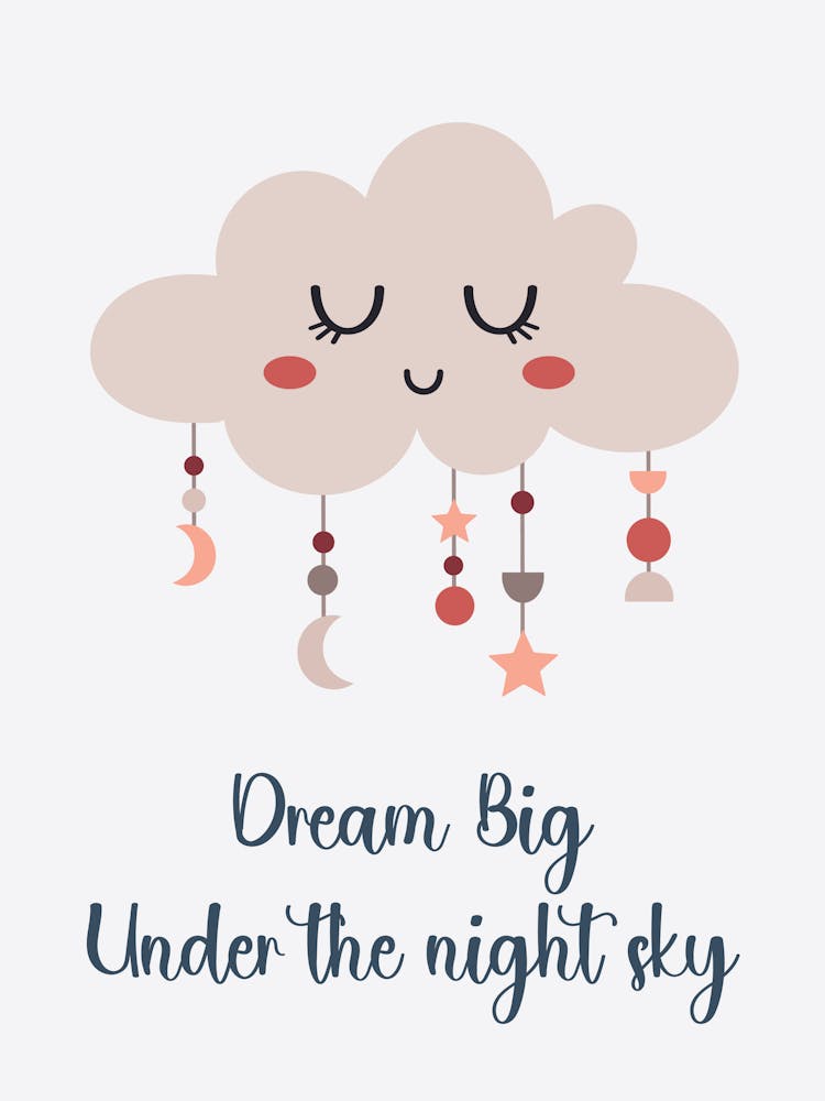 Dream Big Under The Night Sky