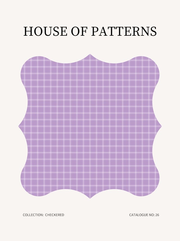 Checkered Pattern Poster 27