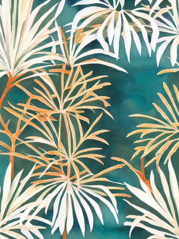 Acropora Intermedia Vintage Graphic Watercolour