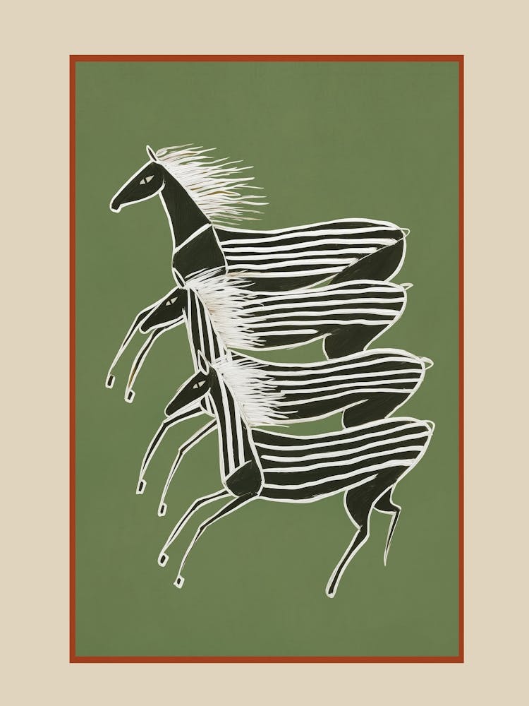Horses in Stripes