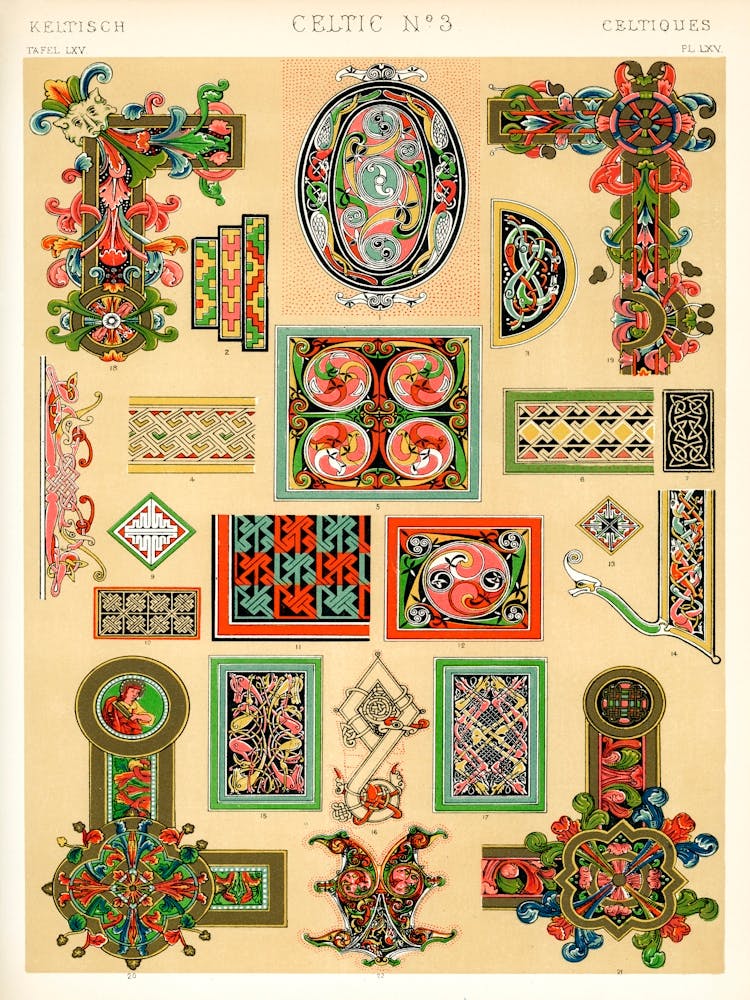Vintage Pattern Illustration, Owen Jones